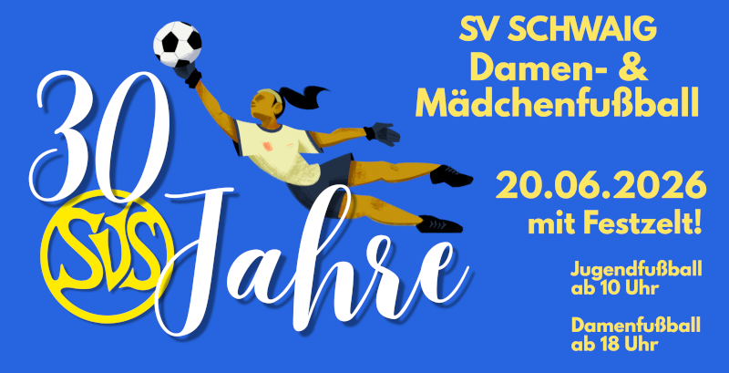 30 Jahre Mädchen- und Frauenfußball in Schwaig
