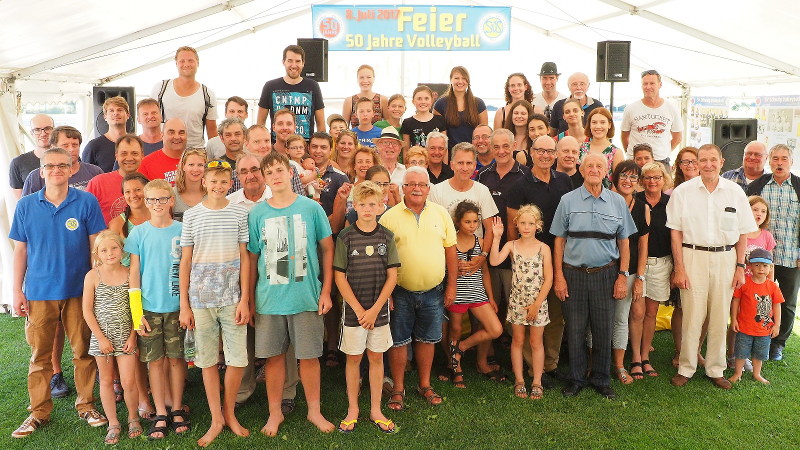 Gelungene 50-Jahr-Feier der Schwaiger Volleyballer