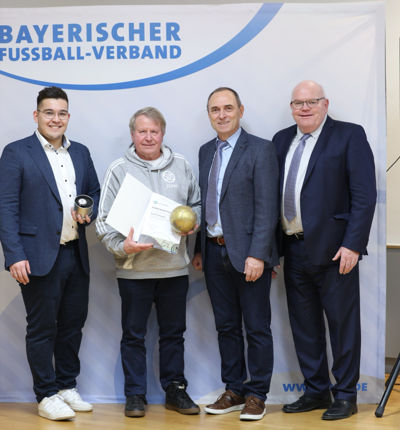 Karl Braun erhält BFV-Sonderehrung 2025