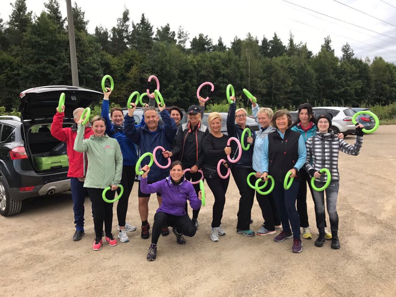 Smovey Kurs beim Nordicwalking 