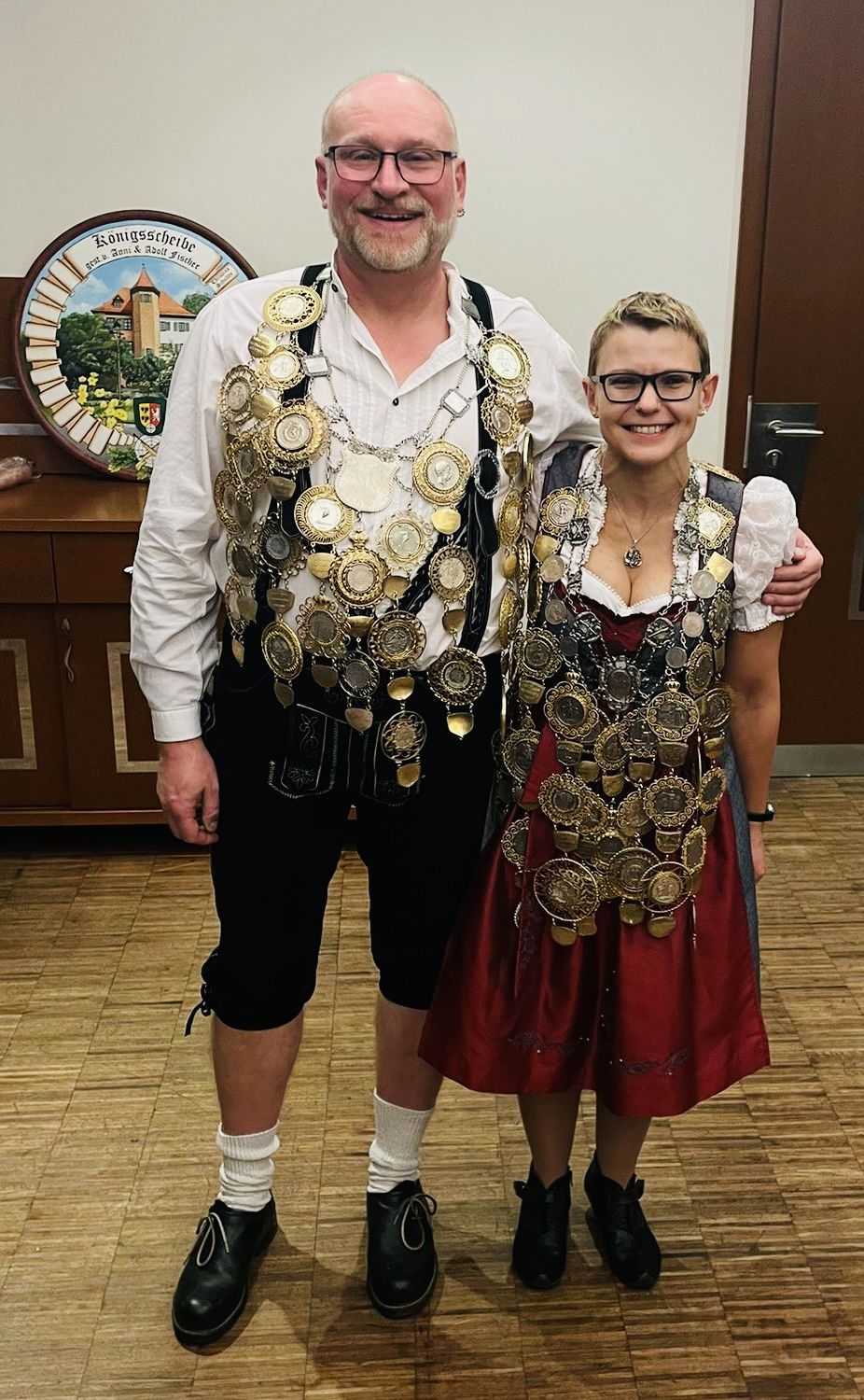 Königsproklamation 2024 bei der Schützengilde Schwaig